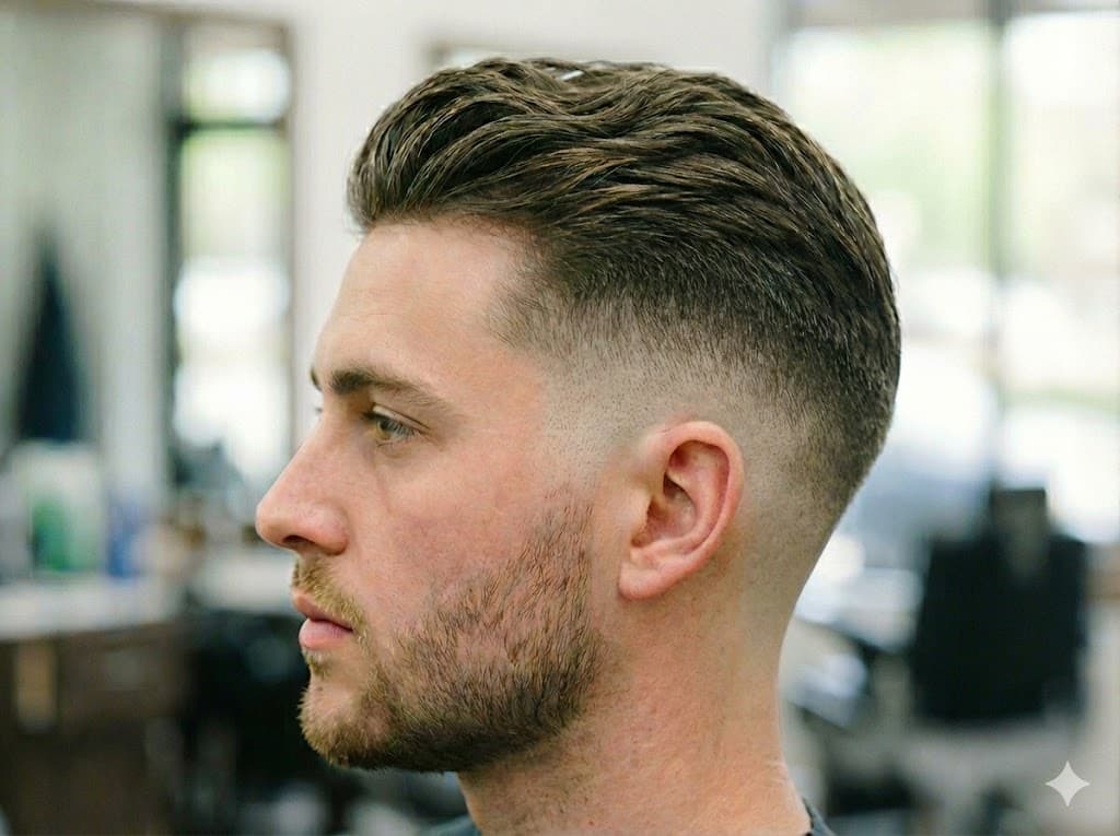 Skin Fade ultimate clean sharp look fading down to bare skin for maximum contrast, oval square round diamond heart faces bold fresh modern style